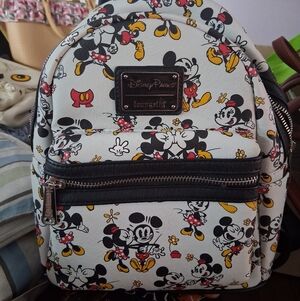 Mickey And Minnie Loungefly Mini Backpack